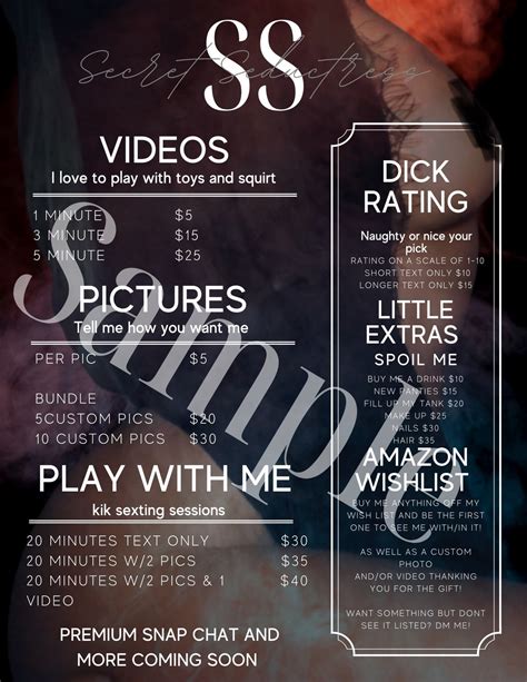 onlyfans menu prices|OnlyFans Menu: A Comprehensive Guide to Creator Offerings